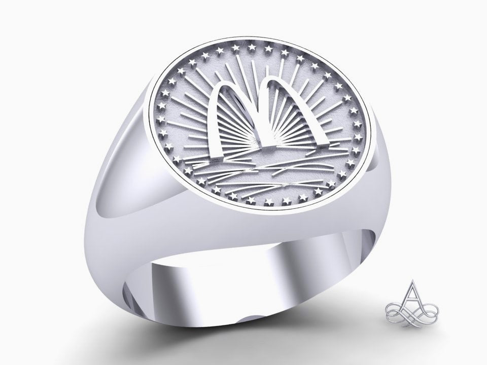 Men's Coin Ring - Request Pricing